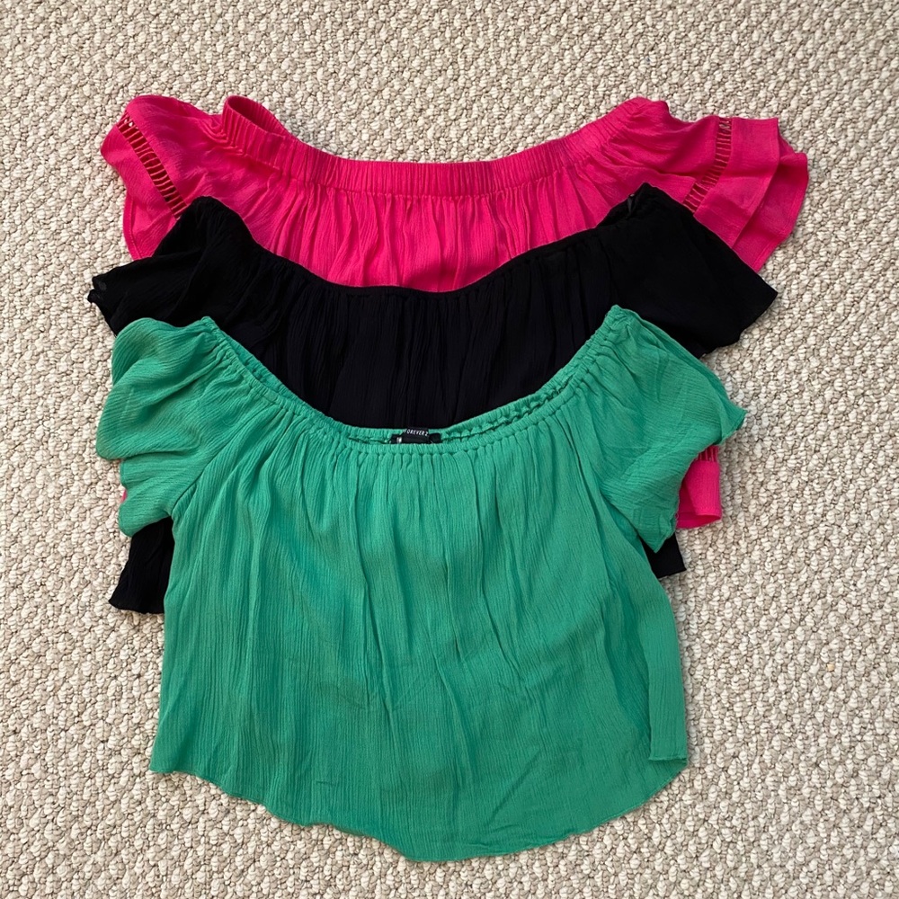 Bundle of crop tops